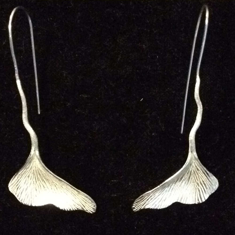 Silver earrings